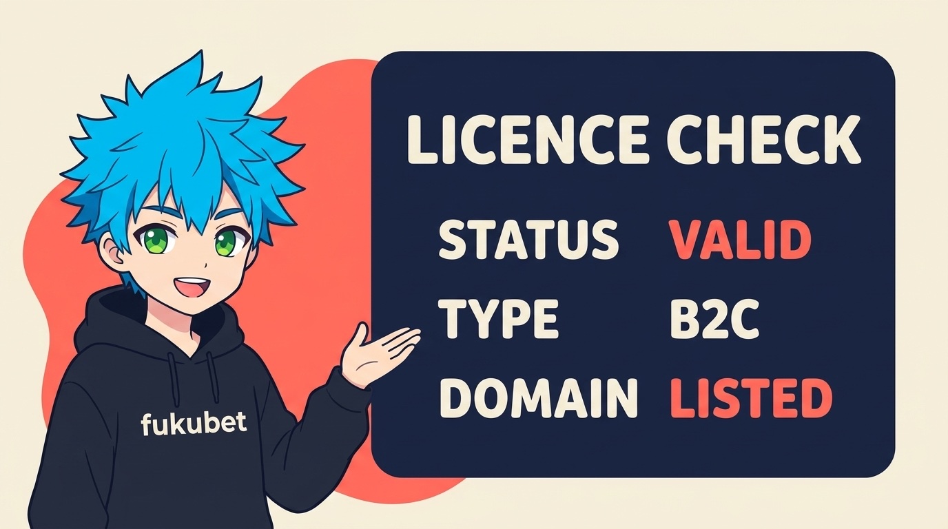 1xBetのライセンスは規制当局の公開登録簿でステータス有効・区分B2Cとして確認でき、対象ドメイン一覧に読者が到達するドメインが含まれている