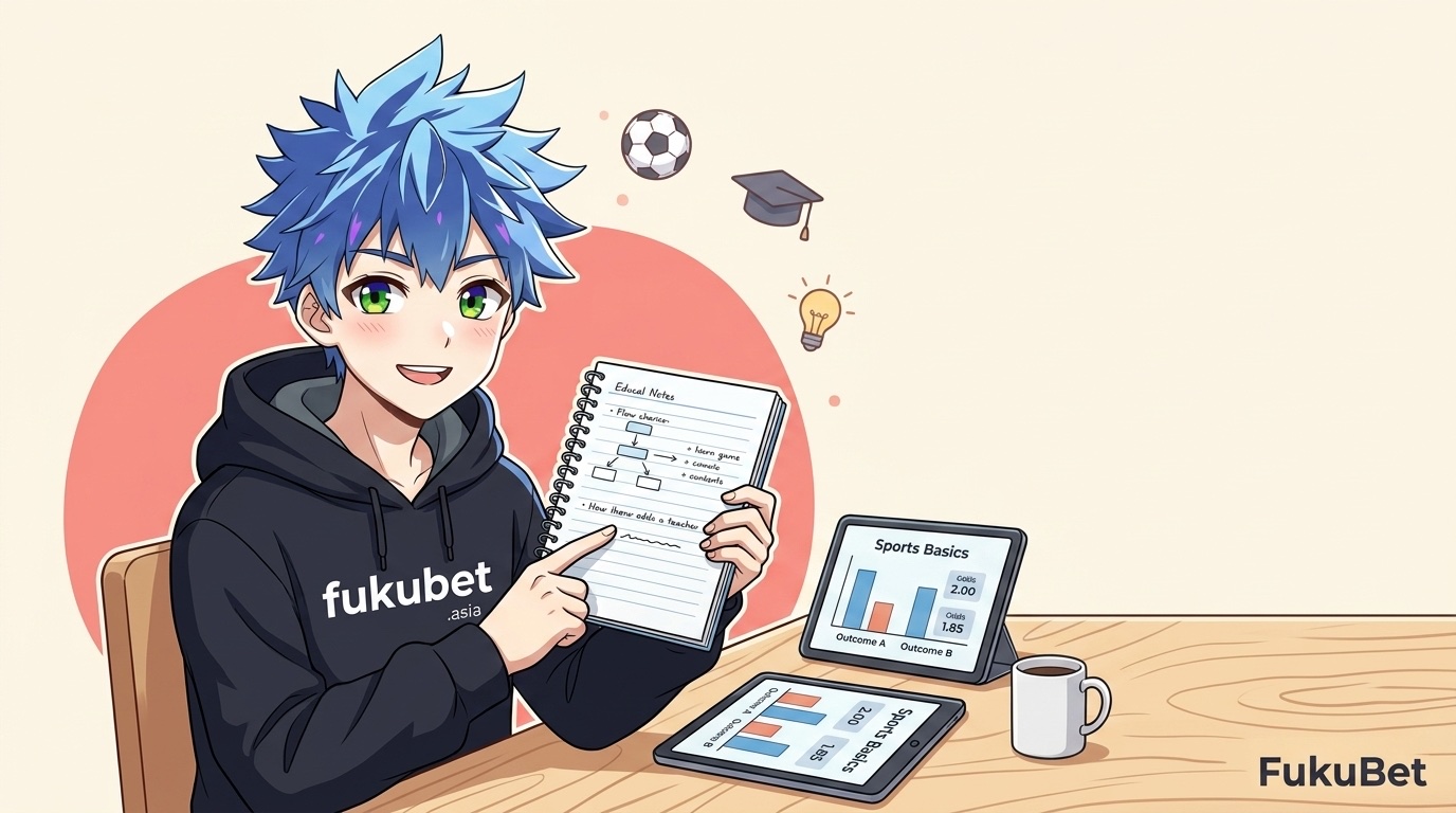スポーツベッティングを学ぶ|初心者向け入門ガイドをフクちゃんが解説