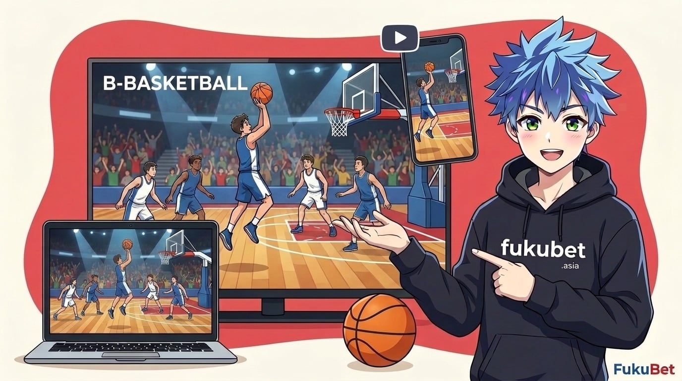 Bリーグ中継の視聴方法をフクちゃんが解説(テレビ・スマホ・配信サービス)
