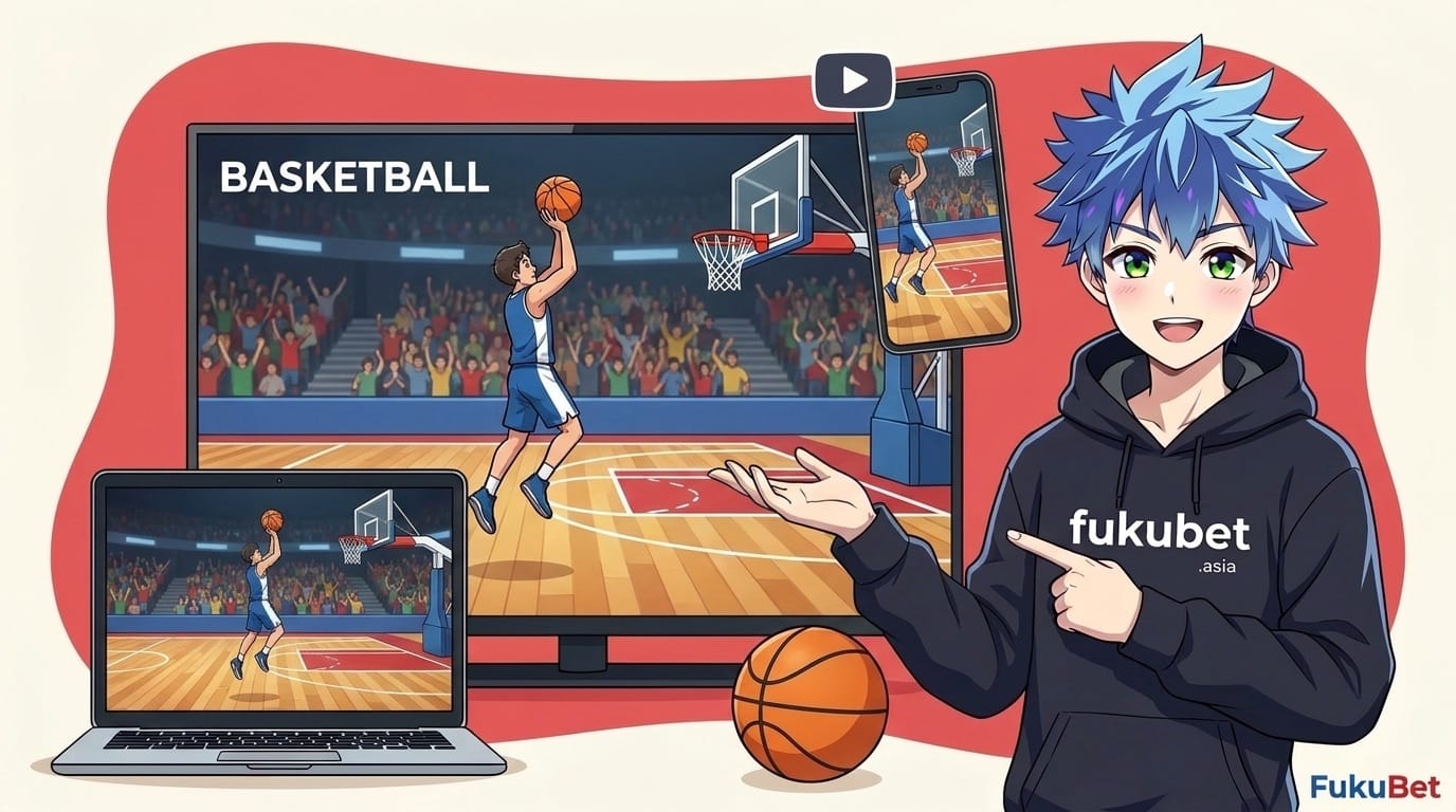 NBA中継の視聴方法をフクちゃんが解説(テレビ・スマホ・配信サービス)
