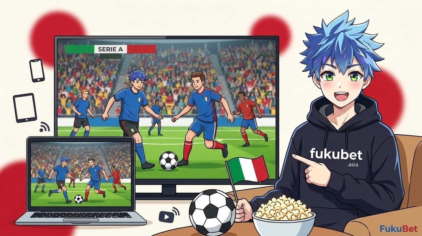 セリエA中継を無料で見る方法をフクちゃんが解説