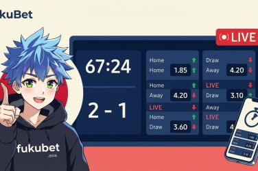 ライブベッティングの仕組みを解説するフクちゃん