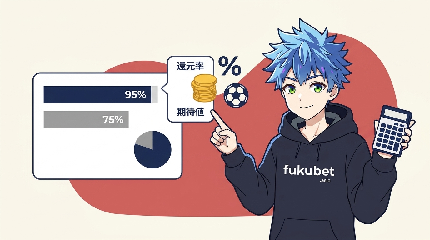 ブックメーカーは儲かる？還元率・期待値の計算と「必勝法」の現実