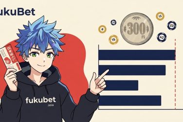 宝くじの当せん確率と期待値を解説するフクちゃんと300円硬貨