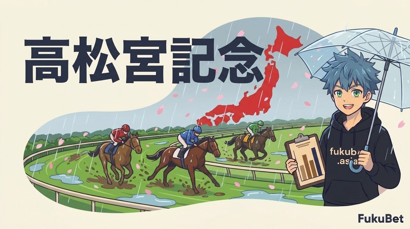 高松宮記念を数字で読む｜重・不良の7回で6番人気以下が4勝、良馬場では0勝