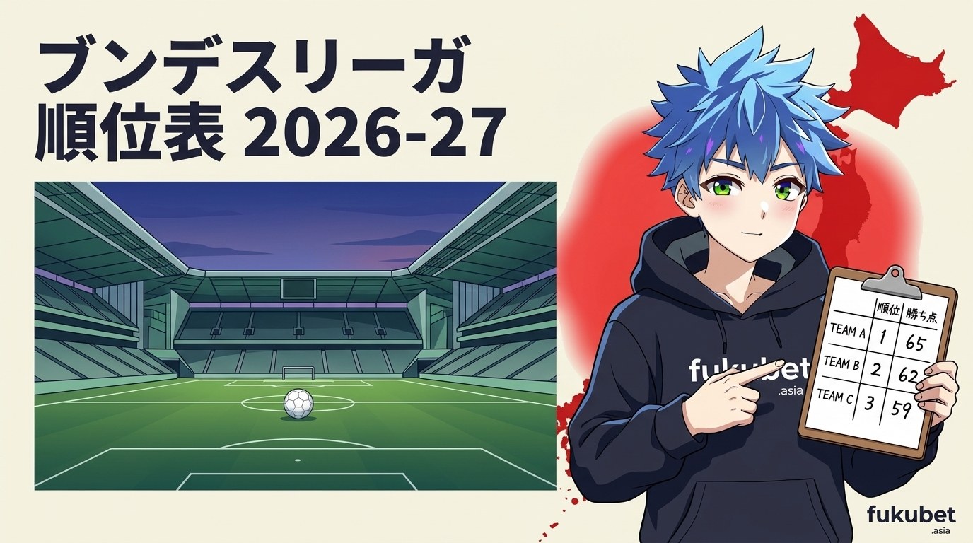 ブンデスリーガ順位表2026-27｜第7節終了、バイエルンとドルトムントが勝ち点17で並ぶ（日本人選手14人・第8節の日程つき）