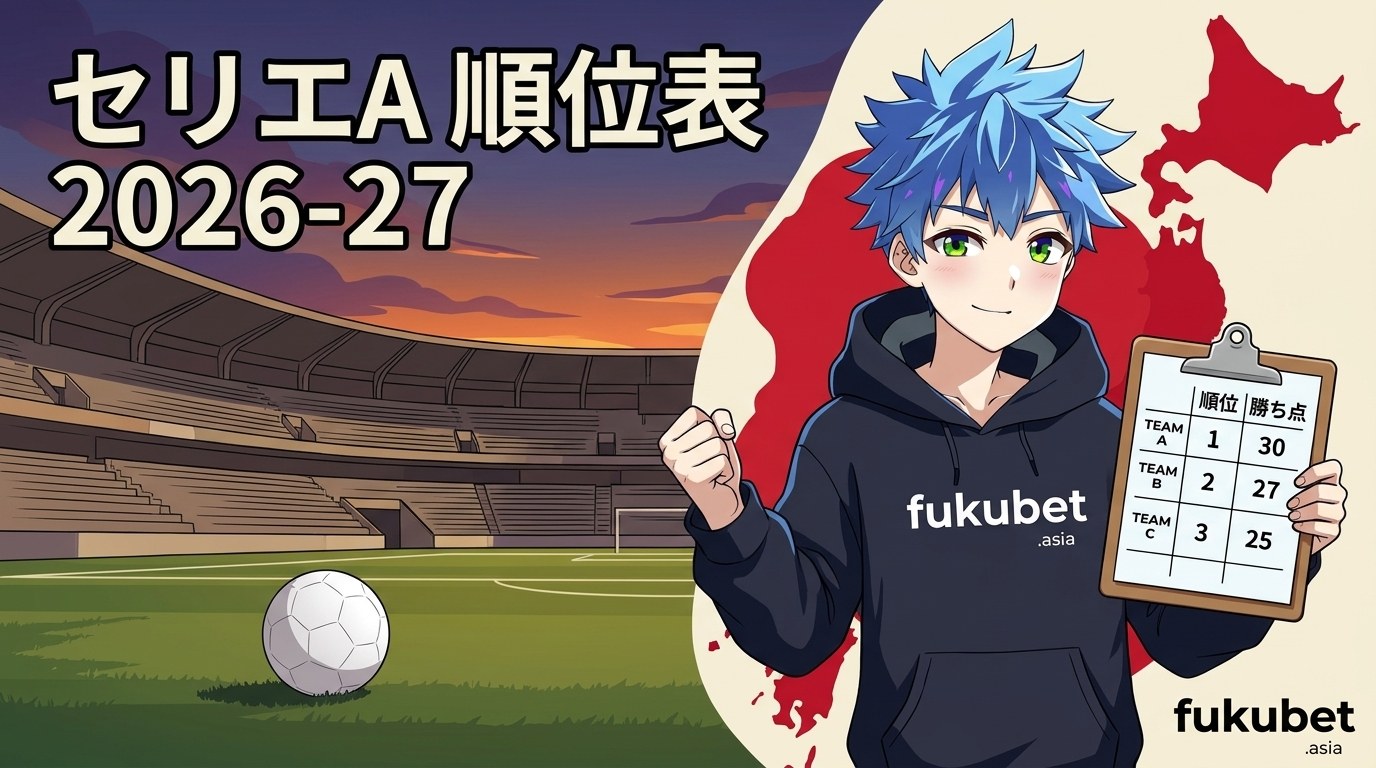 セリエA順位表2026-27｜第8節終了、インテルとラツィオが勝ち点22で並ぶ（第9節ミラノ・ダービーの日程つき）